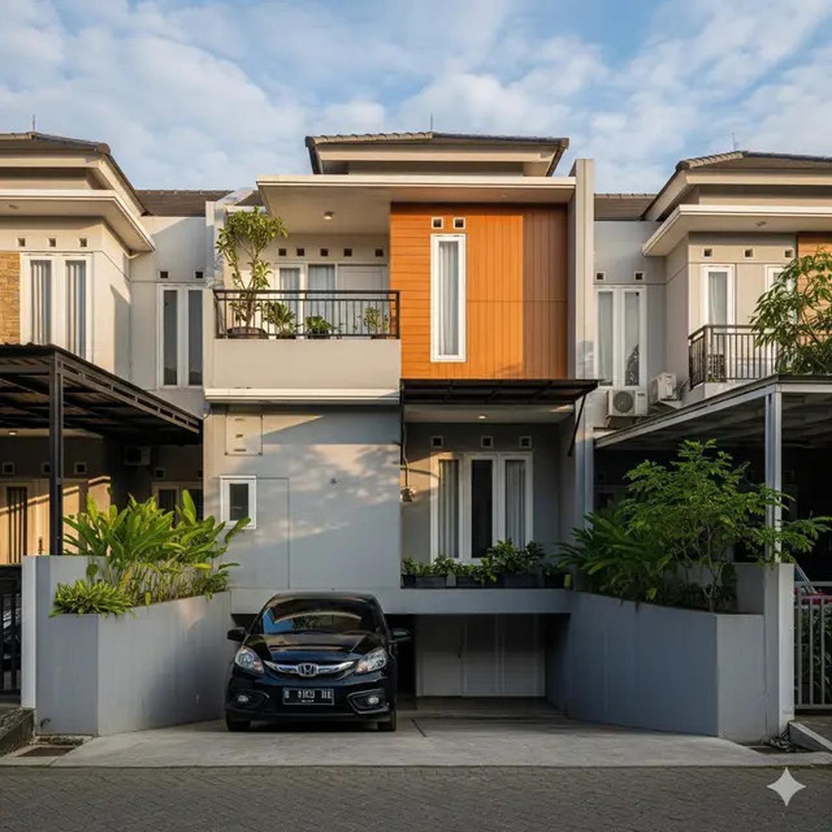 10 Desain Rumah Sempit Ada Garasi Mobil Kecil, Solusi Lahan Terbatas