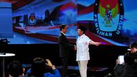 Jokowi dan Prabowo Subianto. (Liputan6.com/Johan Tallo)