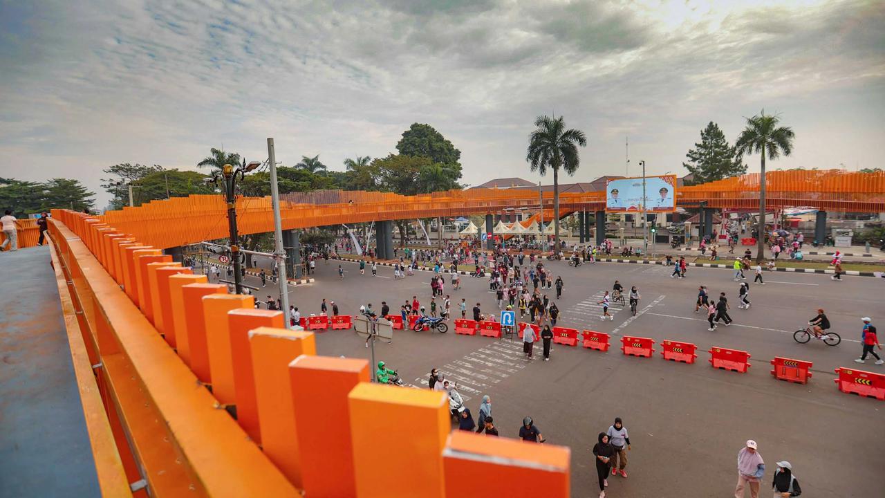 FOTO: JPO Tegar Beriman Jadi Ikon Baru Ruang Publik Cibinong