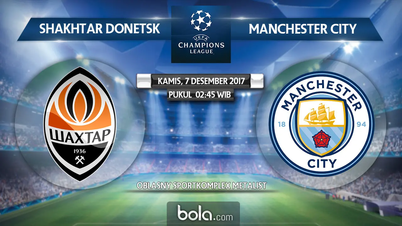 Shakhtar Donetsk vs Manchester City