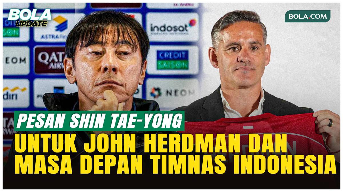 Pesan Shin Tae-yong untuk John Herdman dan Masa Depan Timnas Indonesia