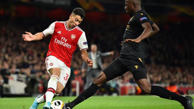 Cetak Gol di Liga Inggris, Penyerang Muda Arsenal Panen Pujian