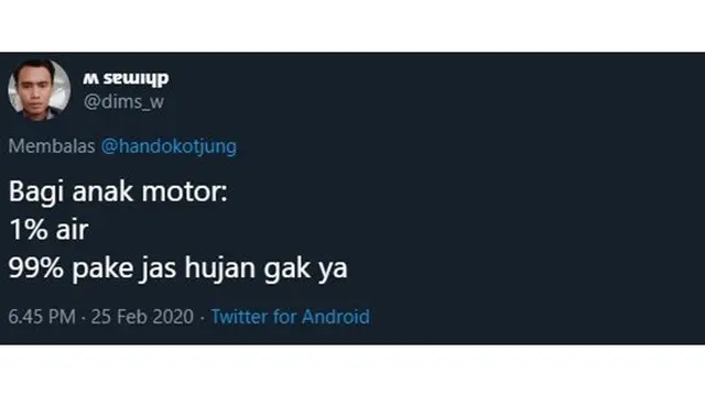 6 Drama Komposisi Hujan ala Netizen Ini Bikin Geleng Kepala