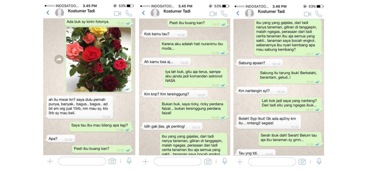 Percakapan di Balik Layar: Sebuah Studi Kasus Interaksi Penjual dan Pembeli Online