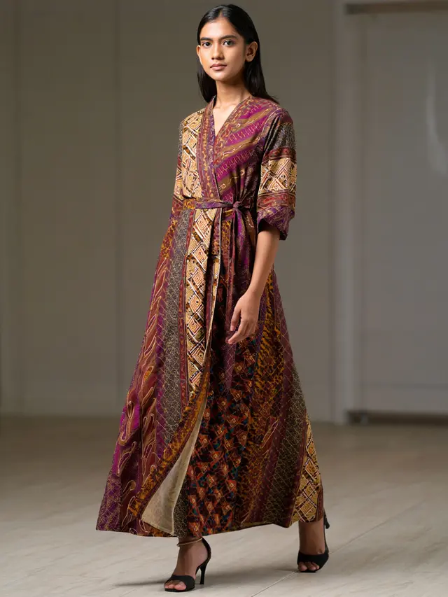 Dress Batik Kimono Batik Outerwear Urban Chic
