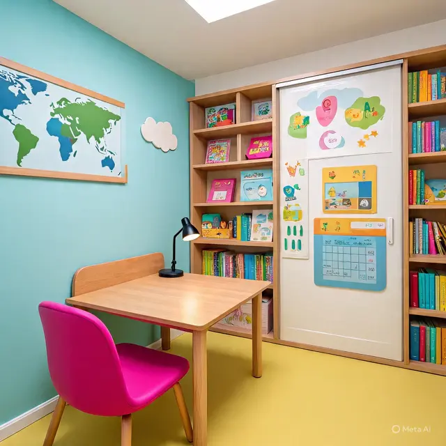 Tips Dekorasi Kamar Anak Biar Betah Belajar di Rumah