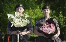Akhirnya Pulang! Jimin dan Jungkook BTS Resmi Lulus Wamil, Sapa ARMY dengan Senyum Malu-Malu dan Gestur Kagok