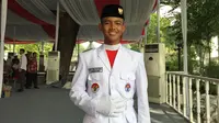Paskibraka Nasional asal Kalimantan Barat, Rachmat Hersa Widiatmoko. (Liputan6.com/Lizsa Egeham)