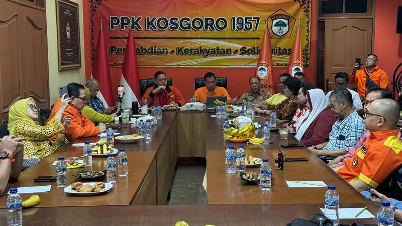 Rapat Pleno Pimpinan Pusat Kolektif (PPK) Kesatuan Organisasi Serbaguna Gotong Royong (Kosgoro) 1957 memutuskan untuk mendukung Bahlil Lahadalia sebagai Ketua Umum DPP Partai Golkar 2024-2029 (Istimewa)