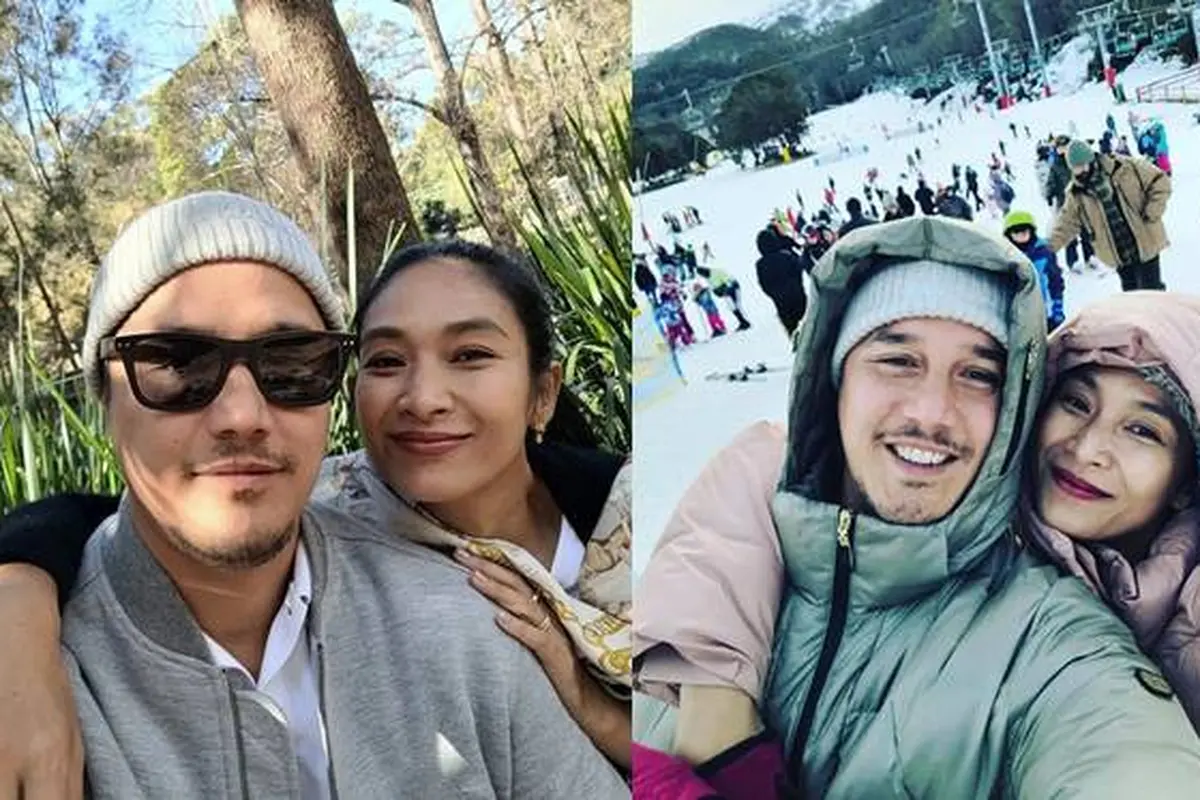 Seru Main Salju, Ini 7 Potret Liburan Happy Salma Kunjungi Nenek di Australia