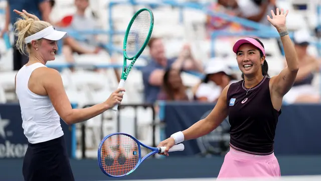 Aldila Sutjiadi dan Erin Routliffe Angkat Trofi Ganda WTA 500 DC Open 2026