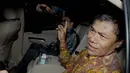 Ketua Pusat Pemeriksaan dan Analisa Transaksi Keuangan (PPATK), Muhammad Yusuf usai mendatangi Gedung KPK, Jakarta, Rabu (15/4/2015). Yusuf dimintai pandangannya oleh KPK tentang cara penyitaan aset-aset koruptor. (Liputan6.com/Andrian M Tunay)