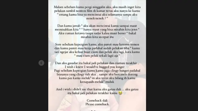 Kenangan Jennifer dengan Dali