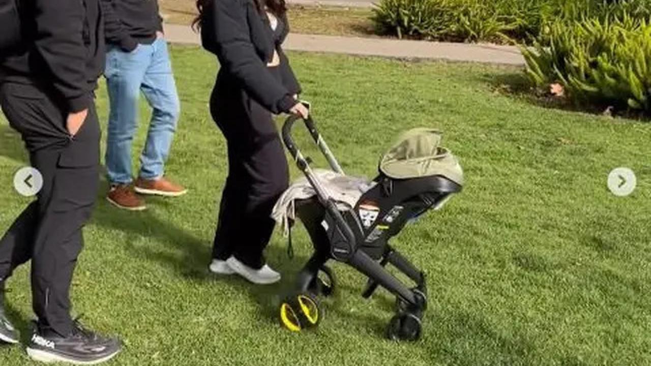 6 Potret Nikita Willy Usai Melahirkan, Perdana Ajak Baby Nael Jalan-Jalan