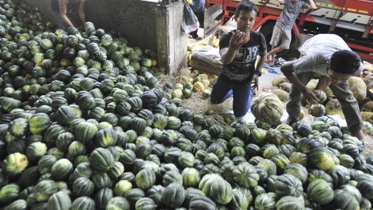 Omzet penjualan blewah di Tangerang menurun 40 persen