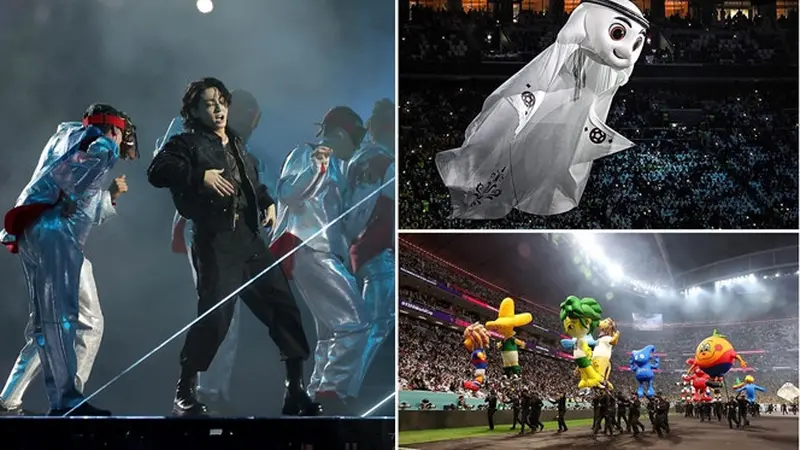 6 Momen Menarik Opening Ceremony Piala Dunia 2022, Jung Kook BTS Hingga Parade Maskot