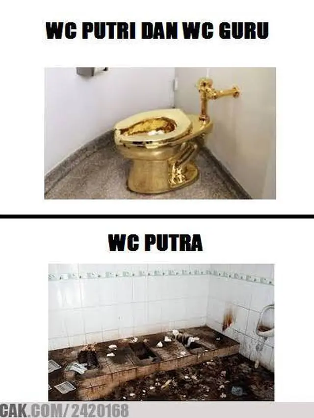 7 Meme Potret Pemandangan Toilet di Sekolah Ini Bikin Geleng Kepala
