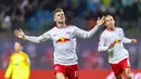 1. Timo Werner - Werner mampu tampil baik secara konsisten bersama LP Leipzig dalam sejak direkrut. Kualitas inilah yang dibutuhkan oleh tim papan atas seperti Barcelona. (AFP/Robert Michael)