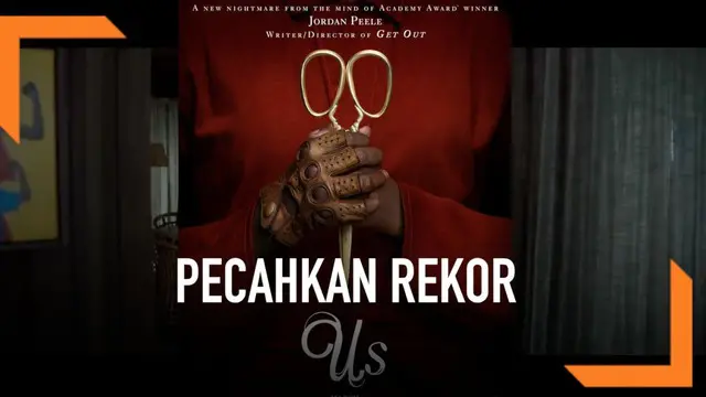 Film horor 'Us' sedang ramai dibicarakan warganet. Film ini baru tayang dan langsung memecahkan rekor sepanjang masa.