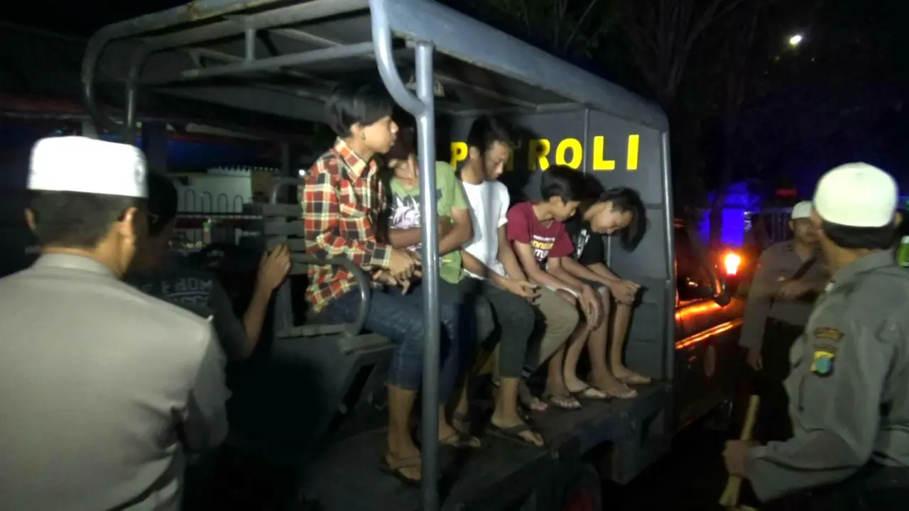 6 Pemuda Dibekuk Polisi Karena Mabuk Miras Saat Sahur