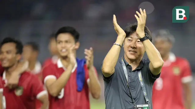 Foto: Yuk Lihat Kelakuan Shin Tae-yong di Laga Pamungkas Kualifikasi Piala Asia U-20 2023