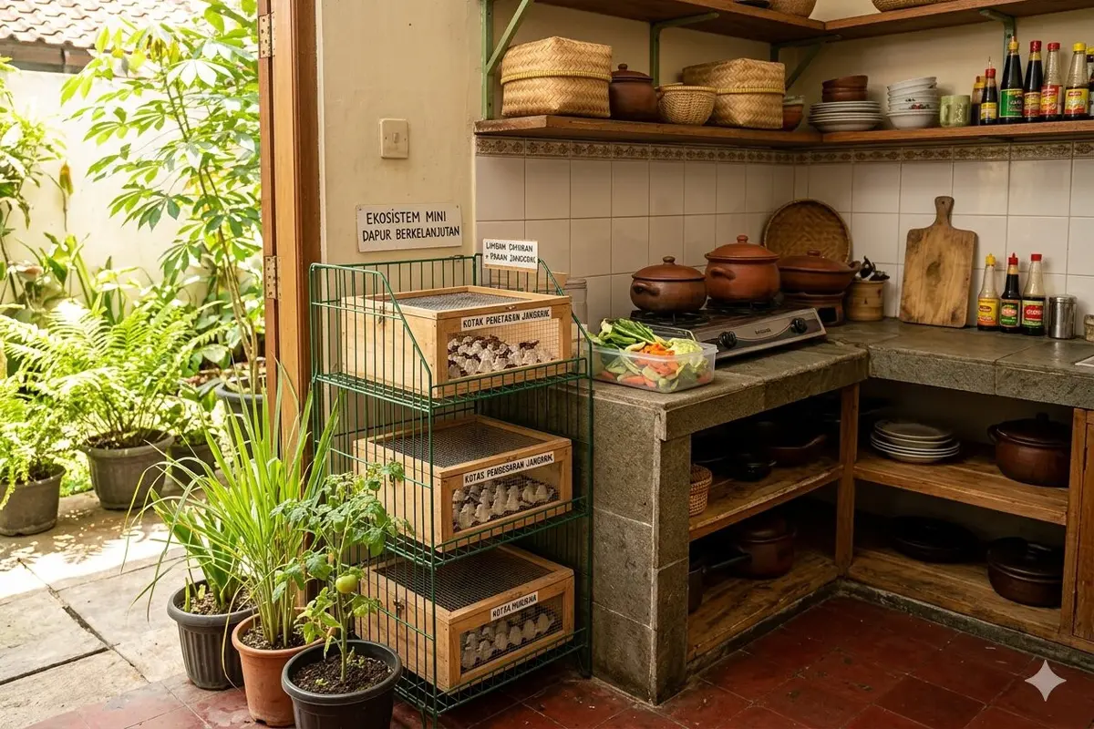 Ide Budidaya Jangkrik Skala Mini di Sudut Dapur Belakang Rumah