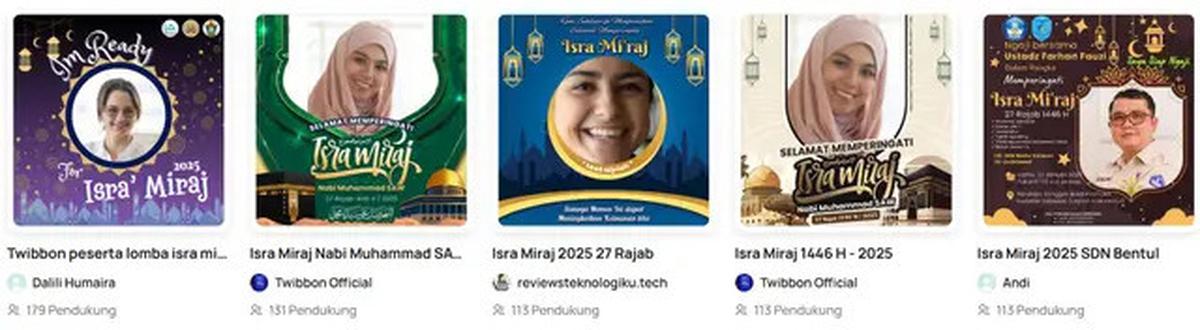Link Twibbon Isra Miraj 2025, Cocok untuk Media Sosial