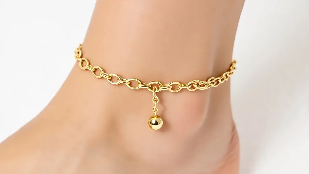 Model Gelang Kaki Emas Wanita Terbaru