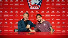 Calvin Verdonk diperkenalkan sebagai pemain baru Lille, Senin (1/8/2025). (Dok. LOSC)