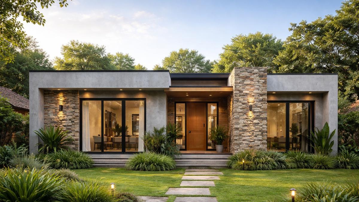 9 Desain Rumah Beton Minimalis di Desa, Solusi Modern dengan Anggaran Terjangkau