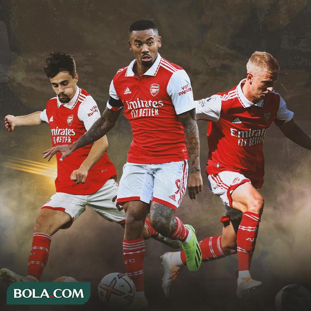 Ilustrasi - Fabio Vieira, Gabriel Jesus, Oleksandr Zinchenko