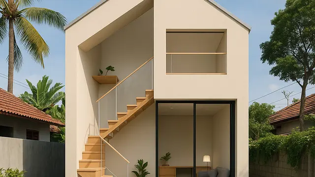 Inspirasi Rumah Sederhana 6×10 yang Jadi Pilihan Anak Muda di Tahun 2025/Ilustrasi AI