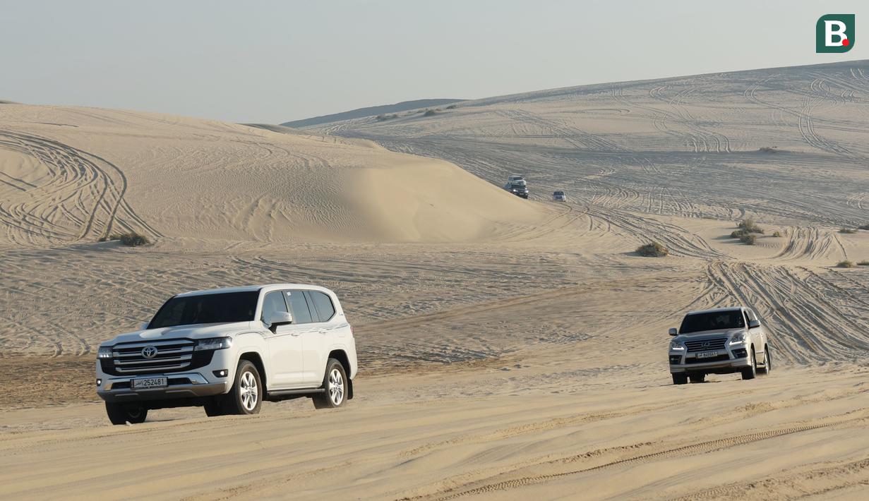 Untuk sampai di lokasi diperlukan waktu tempuh sekitar satu jam perjalanan dengan menggunakan mobil dari pusat kota Doha. (Bola.com/Ade Yusuf Satria)