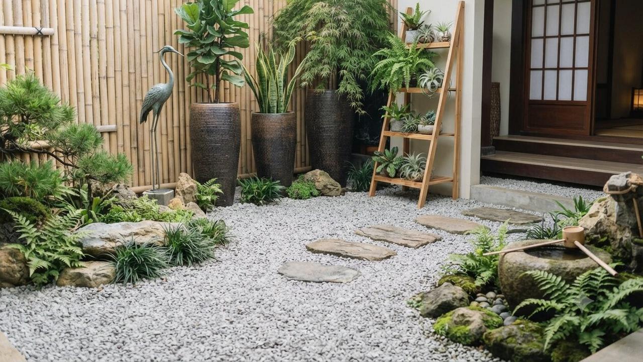 Gravel Garden Ala Jepang yang Mudah Ditiru di Rumah
