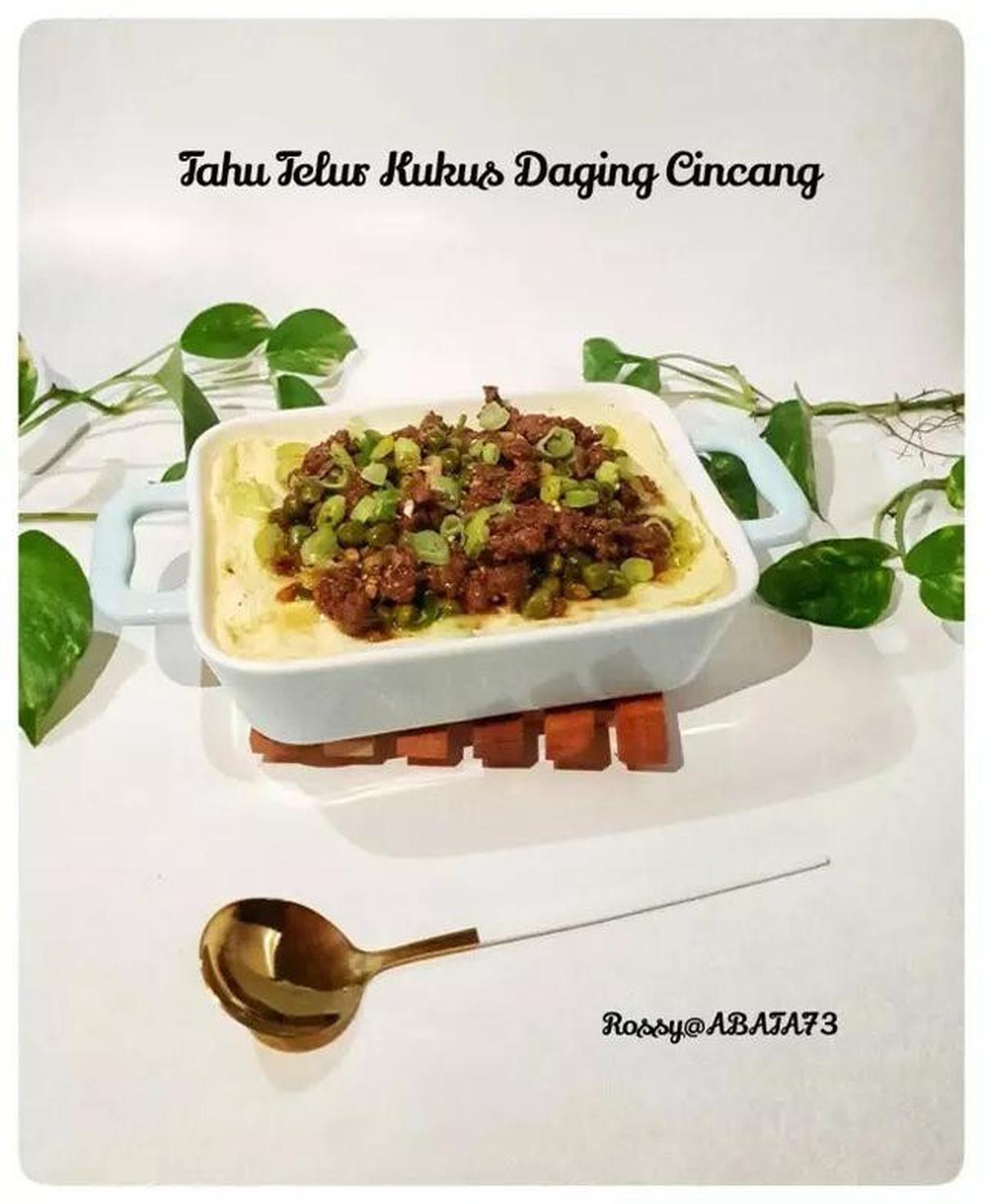 Resep tahu telur kukus daging cincang