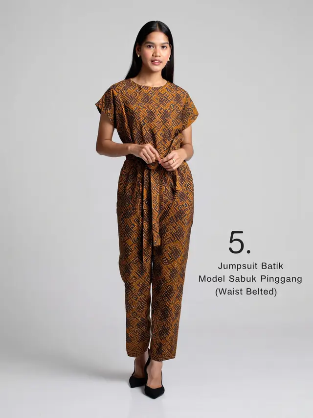 Model Batik Wanita Jumpsuit