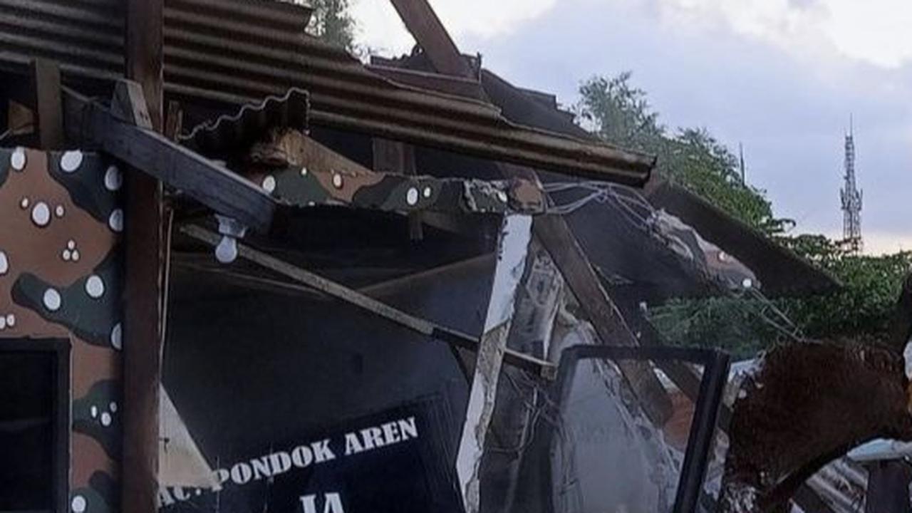 penangkapan dan pembongkaran markas GRIB Jaya duduki lahan BMKG