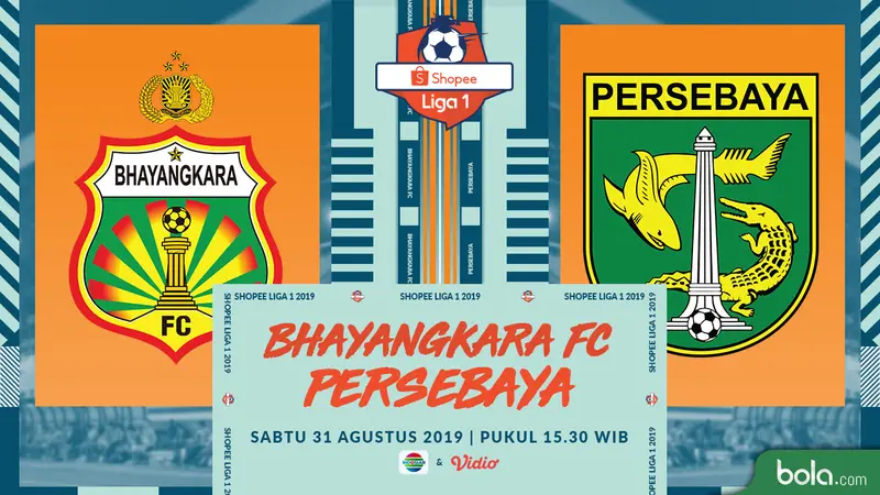 Bhayangkara FC Vs Persebaya Surabaya