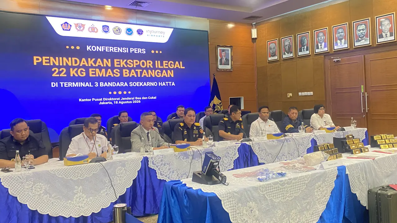 Kementerian ESDM Usut Asal Emas Penyelundupan 22 Kilogram
