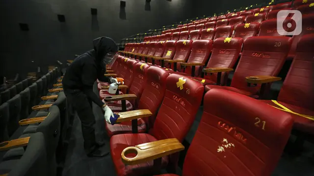 FOTO: Layanan Sewa Studio Bioskop di Tengah Pandemi COVID-19