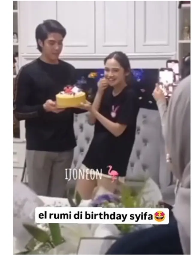 6 Momen Syifa Hadju dapat Kejutan Ultah dari El Rumi, Bikin Baper Netizen