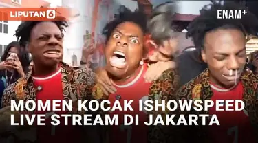 Youtuber sensasional IShowSpeed akhirnya siaran langsung di Jakarta pada Rabu (18/9/2024). Sejumlah momen kocak terekam sepanjang ia menyusuri berbagai sudut kota Jakarta. Memulai dari kawasan Kota Tua, Speed yang baru turun dari mobil langsung disam...