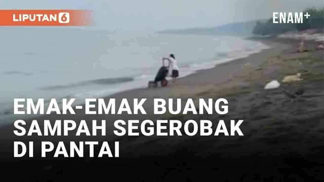 Tindakan buang sampah sembarangan sudah sangat meresahkan masyarakat. Seperti yang terjadi baru-baru ini di Pantai Bintaro, Kota Mataram, Nusa Tenggara Barat. Seorang emak-emak nekat membuang sampah ke pantai, bahkan mengangkut dengan gerobak proyek.