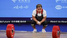 Atlet angkat besi senior Indonesia, Eko Yuli Irawan gagal menyumbangkan medali di ajang Asian Games 2022 Hangzhou, China. (Dok. NOC Indonesia)
