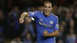 Oriol Romeu bergabung ke Chelsea pada tahun 2011. Ia telah bermain sebanyak 33 kali bersama The Blues dengan memenangkan Liga Champions 2011/12. Dua musim berselang, Romeu kemudian dipinjamkan ke Valencia dan VfB Stuttgart sebelum akhirnya dipermanenkan oleh Southampton. (AFP/Carl Court)