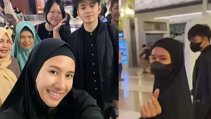 shenina cinnamon jalani umrah perdana bersama suami (credit: instagram/riacinnamon)