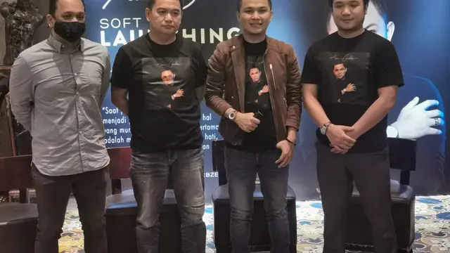 Rio Gebze saat peluncuran single Jangan Kembali