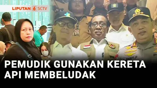 VIDEO: Kapolri dan Sejumlah Menteri Tinjau Arus Mudik di Stasiun Gambir Jakarta