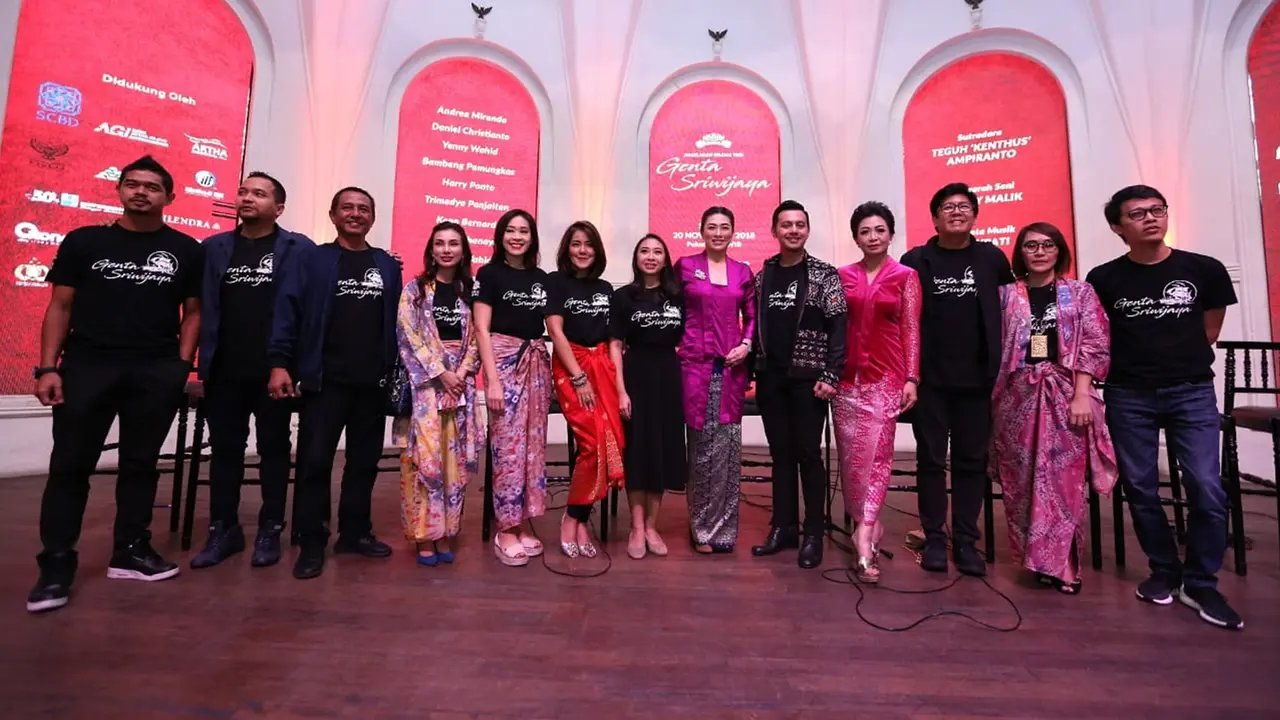 Paduan Cerita Sejarah dan Video Mapping di Pagelaran Genta Sriwijaya