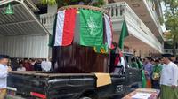 Satu dari Sembilan beduk bersejarah 1 Abad NU ada di Pesantren Assirojiyyah, Sampang, Madura. (Istimewa).